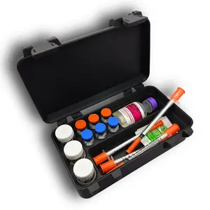 Multi-Vial Storage Case | 3ml & 10ml Vial Organizer with Syringe Compartment