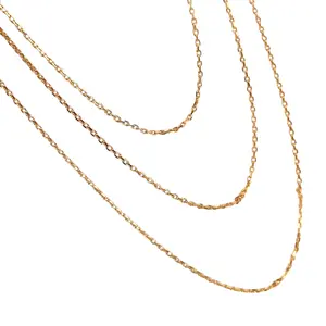 0.9mm Link Chain 18K Gold Filled Necklace