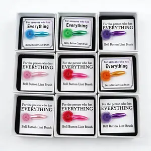 Funny Belly Button Brush Novelty Gift Set, 1-100 Pcs Mini Navel Accessories, Ideal for Birthdays, Valentines Day, Christmas Gifts