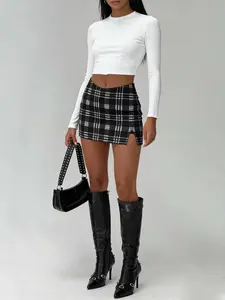 Women’s Bodycon Mini Skirt, Slim-Fitting Y2K Style, Perfect for Parties, Nightclubs, Dates & Special Events, All Seasons