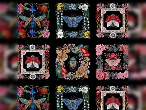 Nocturnal Creatures | Nocturnal Creatures - Tile by Maria Matos for FreeSpirit Fabrics | PWMM001.TILE