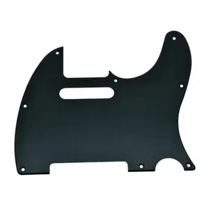 8-Hole Telecaster Pickguard - 1-Ply Matte Black