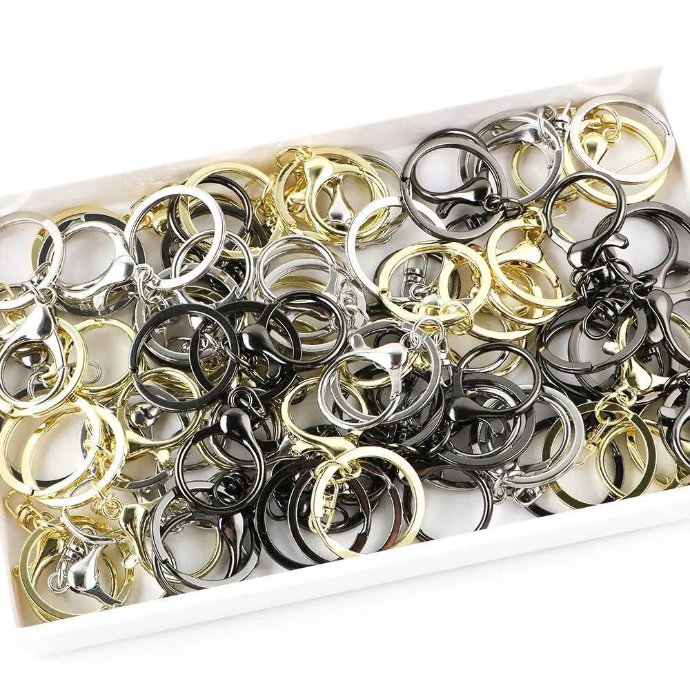 Metal Key Ring, Round Open Ring, DIY Jewelry Making Accessories, Diy Jewelry Decoration, Beading Accessories, Jewelry Making Supplies for Bracelet Necklace Earrings Pendant Making, Beads And Accessories