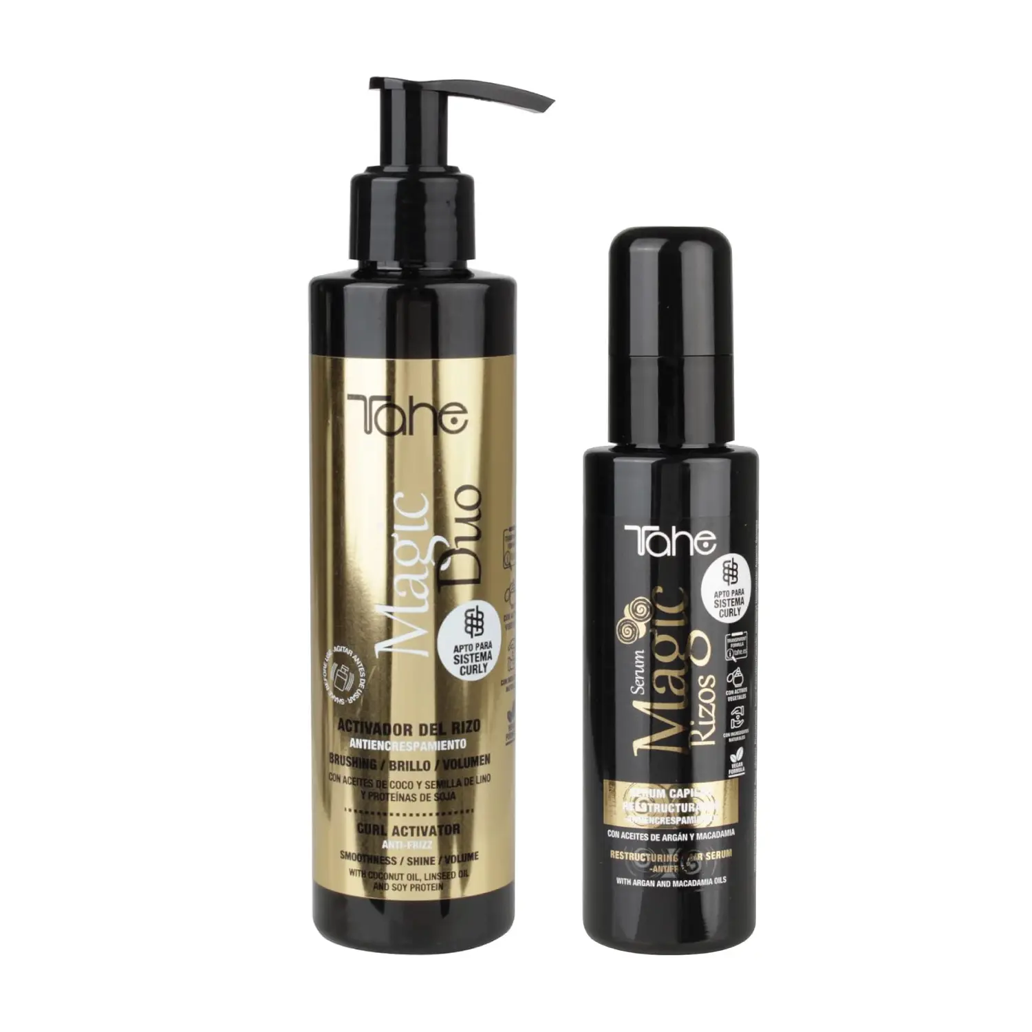 Tahe Magic Rizos Kit - Magic Duo 200ml + Magic Rizos Hair Serum 100ml