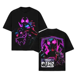 Miles Morales Premium Cotton T-Shirt, The Prowler Graphic Shirt, Character Comics Fans Shirt, Superhero T-Shirt, Comic Book Fans T-Shirt, Superhero Graphic Tee