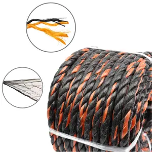 3/8 50FT-3 PP Twisted Rope | Bright Color, Not Prone To Deformation, Strong And Waterproof | Suitable For Outdoor Activities, Sailing, Camping, And Dock Use - A Versatile And Practical Rope For Various Purposes.
