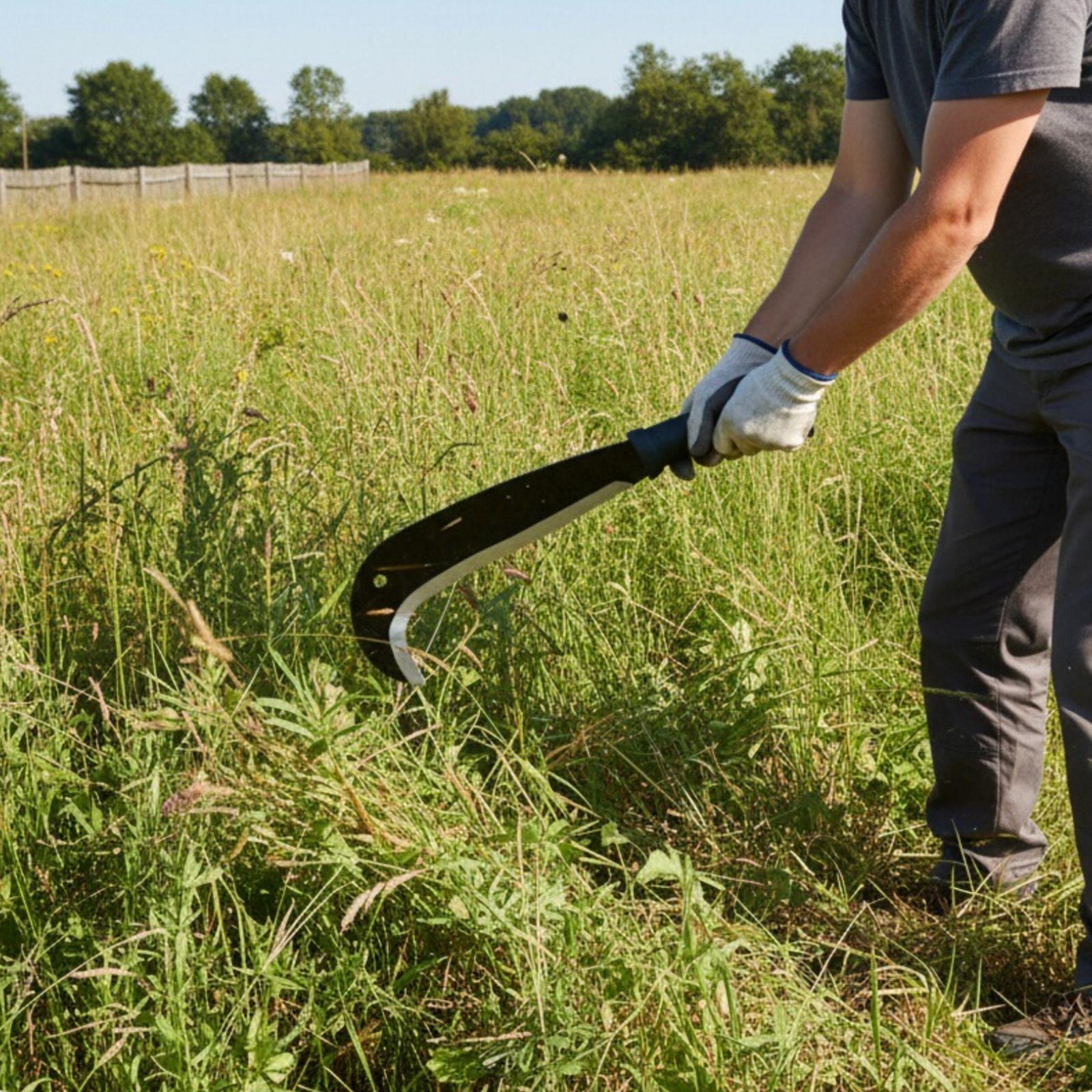 Chop wood and mow grass in one go! Thisgardening tool is ridiculously sharp CordlessHedge Trimmer Lawn Mover Trimmer