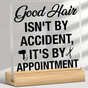 Hairdressing Sign, Acrylic Hairdressing Sign, Hairdressing Gift, Creative Hairdressing Sign for Home Salon Barber Shop, Decor
