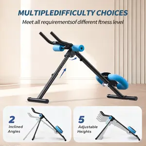 Abdominal Trainer Must-Have |   1 Purchase Gets 7 Fitness Items |   Sculpt Your Waist & Abs At Home board Foldable Multi-Purpose Utility Bench dumbbell set 10-pound pair multi-function thigh toning elbow fitting ergonomic pad foot  pedal  puller beginner