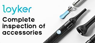 Wax Removal, Cleaner with Camera with 1080P, Otoscope with Light, Wax Removal Kit with 6 Pick, Camera for iPhone, iPad, Android Phones (Blue)