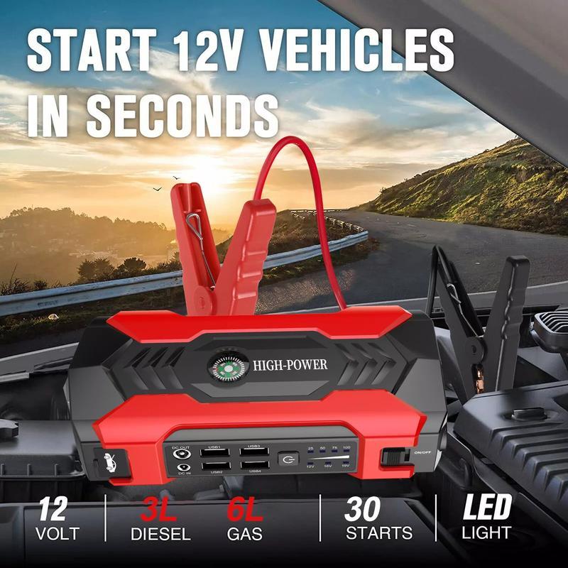 AI CAR- Car Jump Starter 99800mAh Booster Jumper Box Power Bank Battery Charger Portable dealsforyoudays AI CAR- Car Jump Starter 99800mAh Booster Jumper Box Power Bank Battery Charger Portable dealsforyoudays