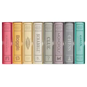 WS Game Company Collection of 8 Vintage Bookshelf Edition Board Games