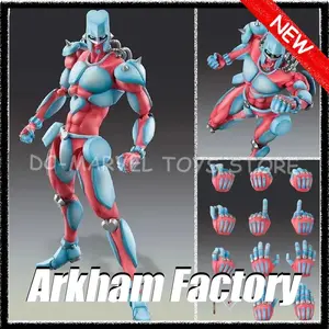 New Arkham Factory 22cm Super Action Statue BIG JoJo's Bizarre Adventure Crazy Diamond Figuras Model Action Figure Gifts Toys