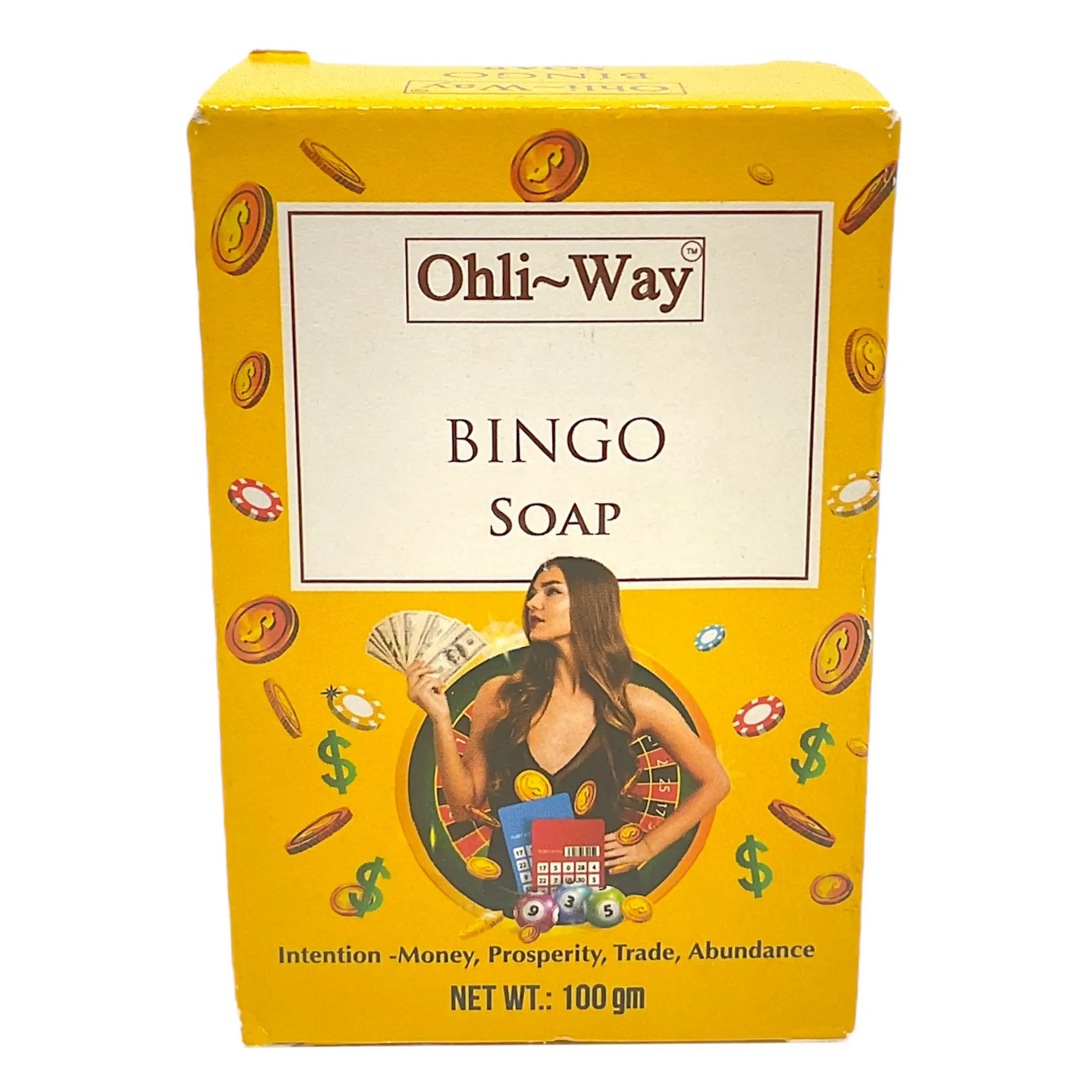 Ohli~Way Bingo Soap 100g — Gambling Luck &amp; Money Drawing Spiritual Bath Soap