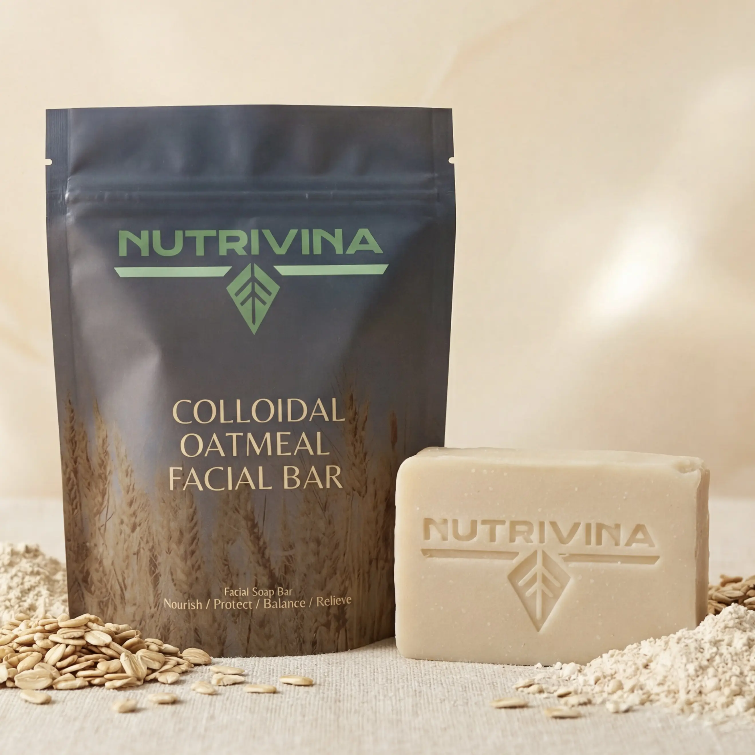 Colloidal Oatmeal Facial Bar Soap - Soothing & Sensitive Skin