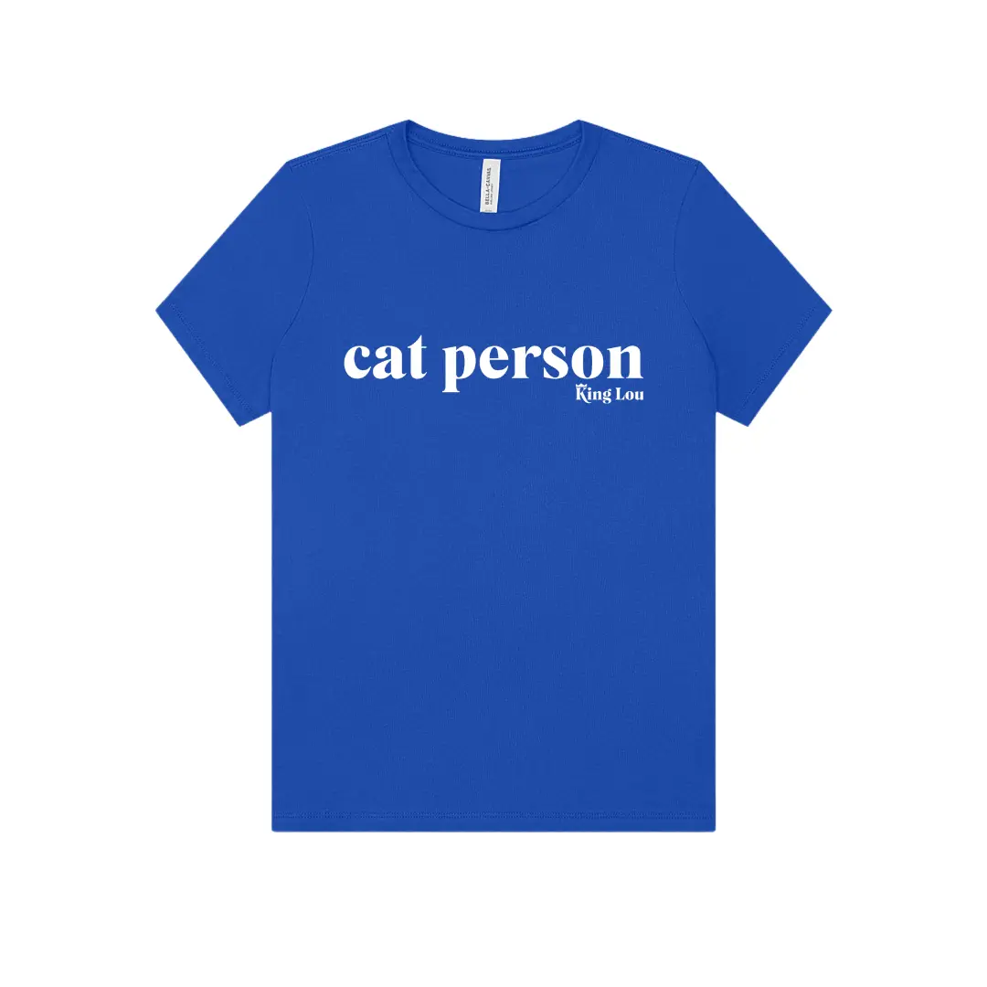 King Lou Cat Person T-Shirt