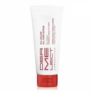 Dermelect All-Aglow All Over Scrub - Antioxidant Exfoliating Scrub for Face and Body - Deep Cleansing & Pore Purifying - Brighten, Smooth, and Hydrate Pumpkin Blend