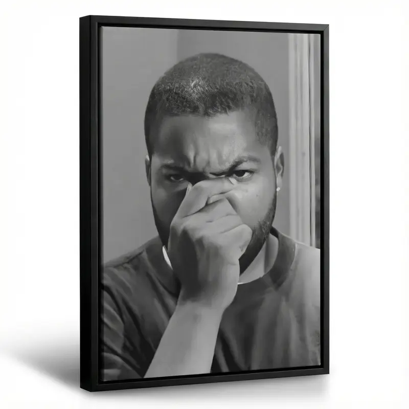 Funny Bathroom Movie Poster, Film Scene Toilet Decor, Bathroom Humor Decor, Amusing Wall Art Gift for Him, Black And White Film Poster, Humour Film Scene Toilet Smell Black And White Picture Canvas Prints For Bathroom Decoration Artwork
