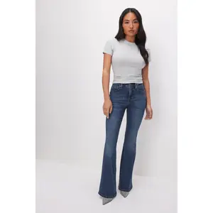 GOOD PETITE FLARE JEANS | BLUE004 GOOD PETITE FLARE JEANS | BLUE004