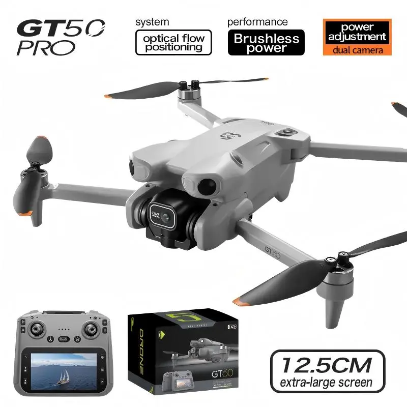 Large Screen RC Drone with Camera, 360° Stunts & Flips, Brushless Motor, Obstacle Avoidance, Foldable Quadcopter, Aerial Photography Drone for Beginners, Christmas & Birthday Gift for Kids & Adults