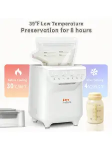 This 8-in-1 baby bottle warmer combines refrigeration, defrosting, heating, heat preservation, and timer functions in one piece. It is suitable for all baby bottles, food jars, and breast milk bags.