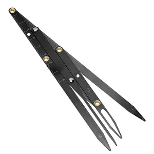 Eyebrow Ruler Microblading Positioning Measurement Calipers Golden Ratio Symmetrical Makeup Measuring Tool Accessory Black