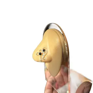 GOTHIC LOVE Gold Nose Cuff Non-Piercing Nose Jewelry for Women Tarnish Resistant Copper Wire Silver and Gold Coated Options No Piercing Needed Elegant and Versatile Nose Ring