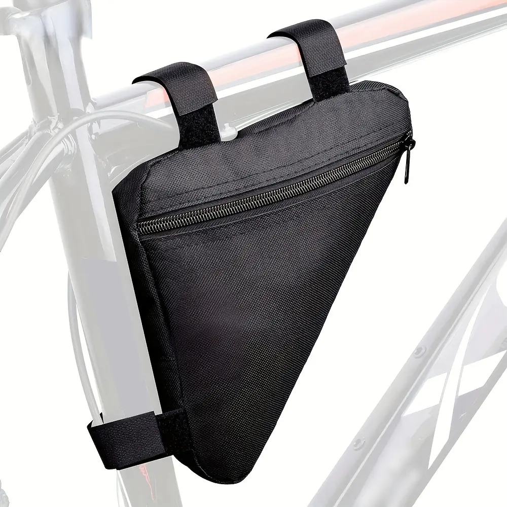 1pc Triangular Frame Bag - Adjustable Strap, Convenient for Bicycle Storage and Easy to Ride, Ideal for Bicycle Accessories, Bicycle Storage Bag, Bike Bag, Bike Accessory