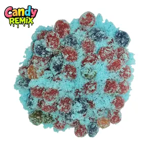 Candy Remix Extreme Sour Fruit Explosion - Small Batch Assorted Mix with Bite-Sized Chewy Fruity Bonbons, Sour Gummies & Candies