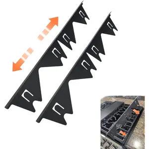 Stove gap filler with stove gap covers, Gap filler for stove and counter, dishwasher air gap, Oven gap filler retractable Length 13.8" to 27.6", Width 0.79",2Pcs Black