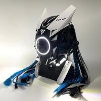 Mecha White Round Light with Braid Style