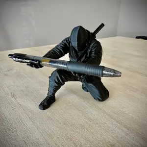 Ninja Pen Holder Office Desk Organizer - Unique Design for Office Supplies and Stationery