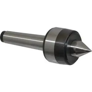 Bison MT2 Taper Shank, 1.57" Head Diam 460 Lb Capacity Live Center 5,000 Max RPM, 0.7" Point Diam, 0.87" Point Len, 460 Lb Max Workpc, 4.74" OAL, 0.87" Long Tip, Standard Point 7-565-102