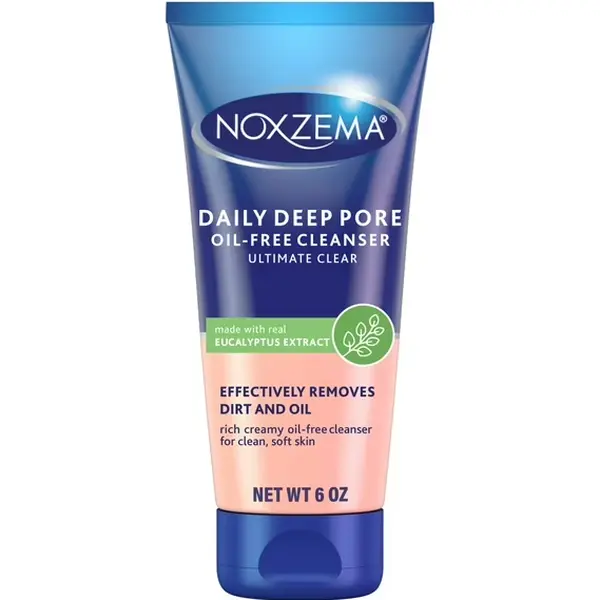 Noxzema Ultimate Clear Face Wash, Deep Pore Daily Cleanser, Oil-Free Formula Removes Dirt, Oil & Makeup for Clear, Fresh-Looking Skin, 6 oz