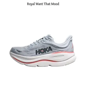 Premium Light Grey Performance Trainers, Stretchable Breathable Mesh Construction, Ultra-Cushioned Rocker Sole, Contrast Pink Tonal Details, Versatile Footwear for Running, Gym & Casual Outfits