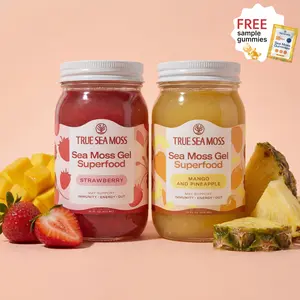 True Sea Moss Irish Sea Moss Gel 2-bottle bundle – Rich in Essential Minerals & Vitamins – supports overall vitality True Sea Moss Irish Sea Moss Gel 2-bottle bundle – Rich in Essential Minerals & Vitamins – supports overall vitality