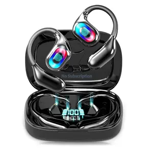 True Wireless Open Earbuds - ANC Noise Cancelling, 156+ Languages Real-Time AI Translation, 6 Modes, Bluetooth, HD Mic, Ergonomic Design Headphones, Multifunctional Earbuds, Lightweight, 2026 Smart Gadget Easter Gift for Phone Users (Travel, Business)