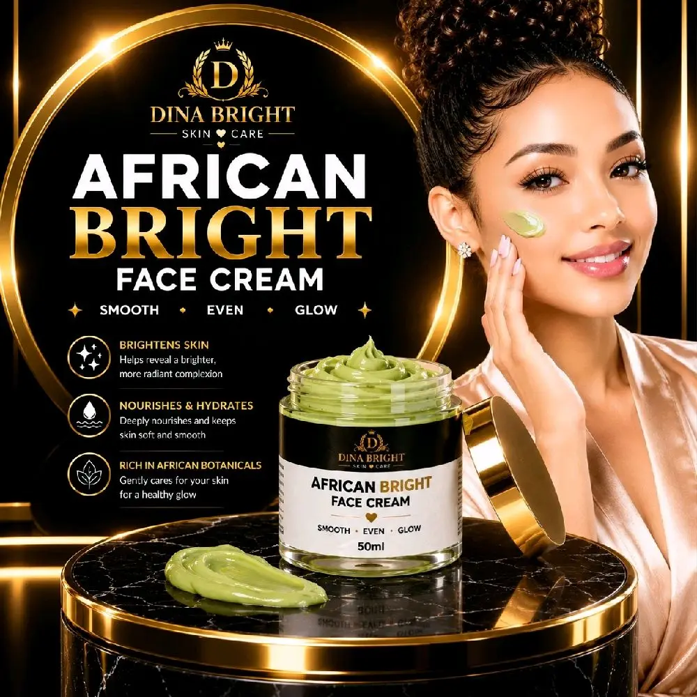 AFRICAN BRIGHT EXTRA STRONG 7D BRIGHTENING FACE CREAM -4-8 SHADES MOISTURIZER SKIN REPAIR.