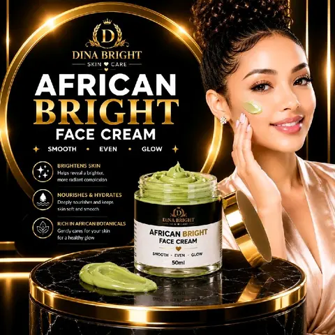 AFRICAN BRIGHT EXTRA STRONG 7D BRIGHTENING FACE CREAM -4-8 SHADES MOISTURIZER SKIN REPAIR.