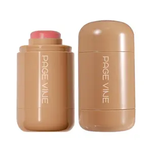 Long-lasting Smooth Texture Blush Stick, Lightweight Blush Stick, Multifunctional Lip Cheek Tint Cream Blush for Cheeks and Lips, Natural Look Blush, Makeup, Cosmetics