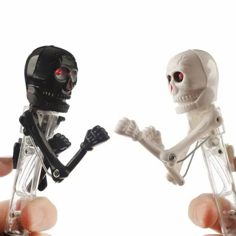 Halloween Skeleton Head Light-Up Ballpoint Pen with Rubber Body, Kids' Creative Writing Tool, Office Stationery Supply, None