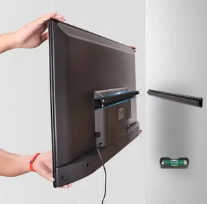 Antimbee Studless Drywall TV Mount for 32-75 inch TVs, No Stud TV Wall Bracket Max VESA 600x400mm up to 150 lbs Universal Fits Most LED LCD Plasma Flat/Curved Screen TVs & Monitors