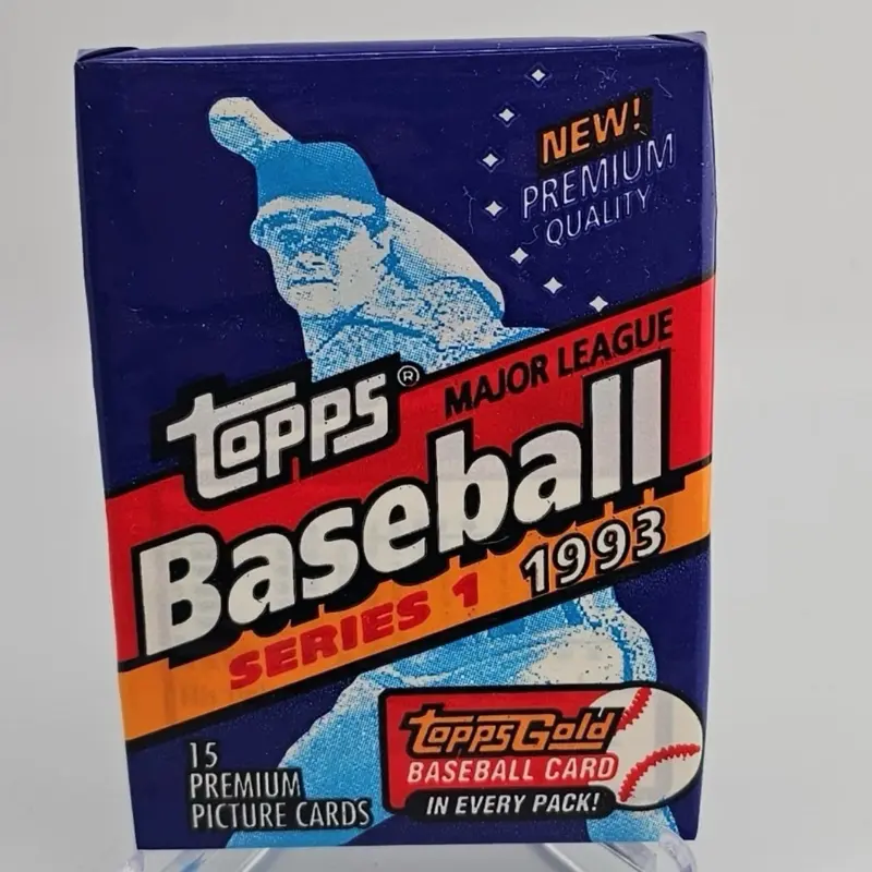 1993 Topps Series 1 Single Pack - Derek Jeter Rookie Year Baseball Card Pack