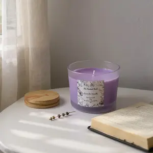 Lavender Vanilla Hand Poured Soy Candle