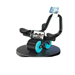 Automatic springback healthy abdominal round men and women abdominal folding machine exercise abdominal muscle magic home abdominal rolling fitness equipment