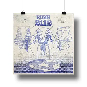 RUSH: 2112 50TH ANNIVERSARY KIMONOS BLUEPRINT (LIMITED TO 50) - Official Rush Merch
