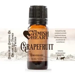 Pink Grapefruit Essential Oil | Organic & Invigorating | Amish Heart