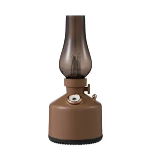Retro Kerosene Table Lamp Vintage Wireless Humidifier Bar Counter Bedroom Desktop Portable Home Humidifier