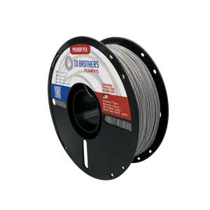 High Speed PLA Filament 1.75mm SILVER PEARL METALLIC – Made in USA | 1kg Spool | 3D Brothers USA
