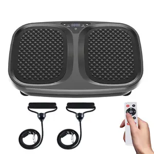 Vibration Plate Fitness Platform Exercise Machine Vibrating Shaking Workout Full Body Shaker Vibrate Stand Shake Board Sport Gym Pad for Burner for Women Men